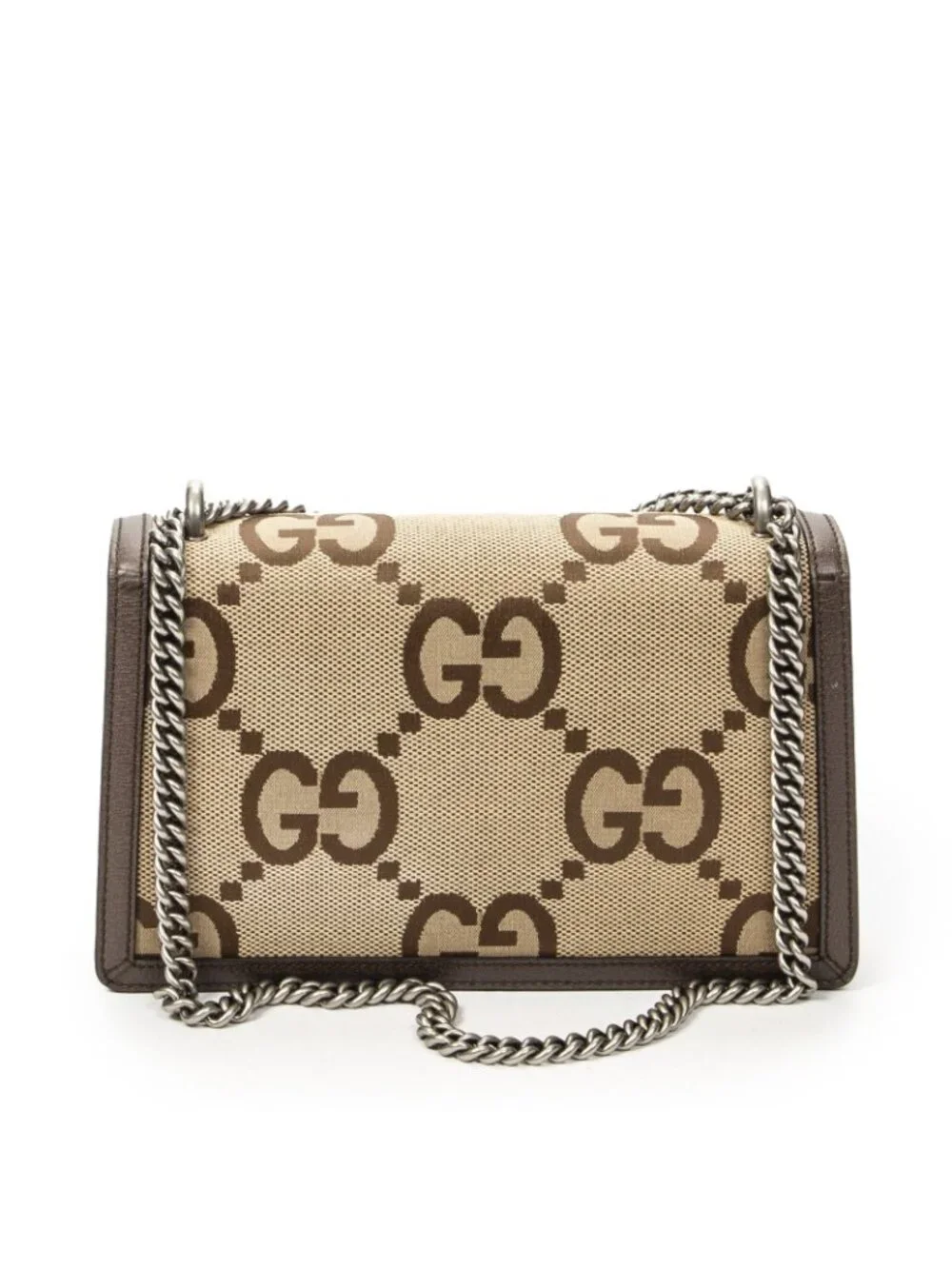 Gucci Small Dionysus Chain Crossbody Brown Beige Jumbo GG Canvas - Picture 5 of 10